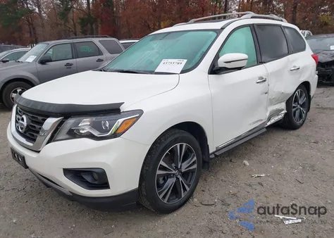 2017 Nissan Pathfinder Platinum from USA, damaged, VIN 5N1DR2MM0HC632129